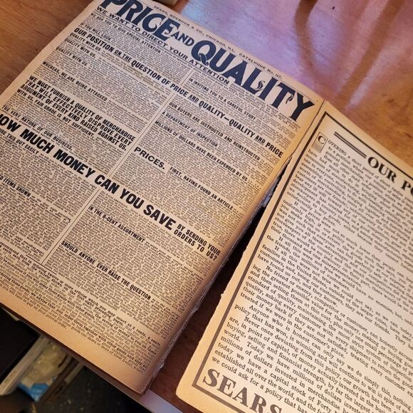 VINTAGE Sears Roebuck Co 1908 reprint catalog book The Great Price Maker 1969 - Picture 10 of 10